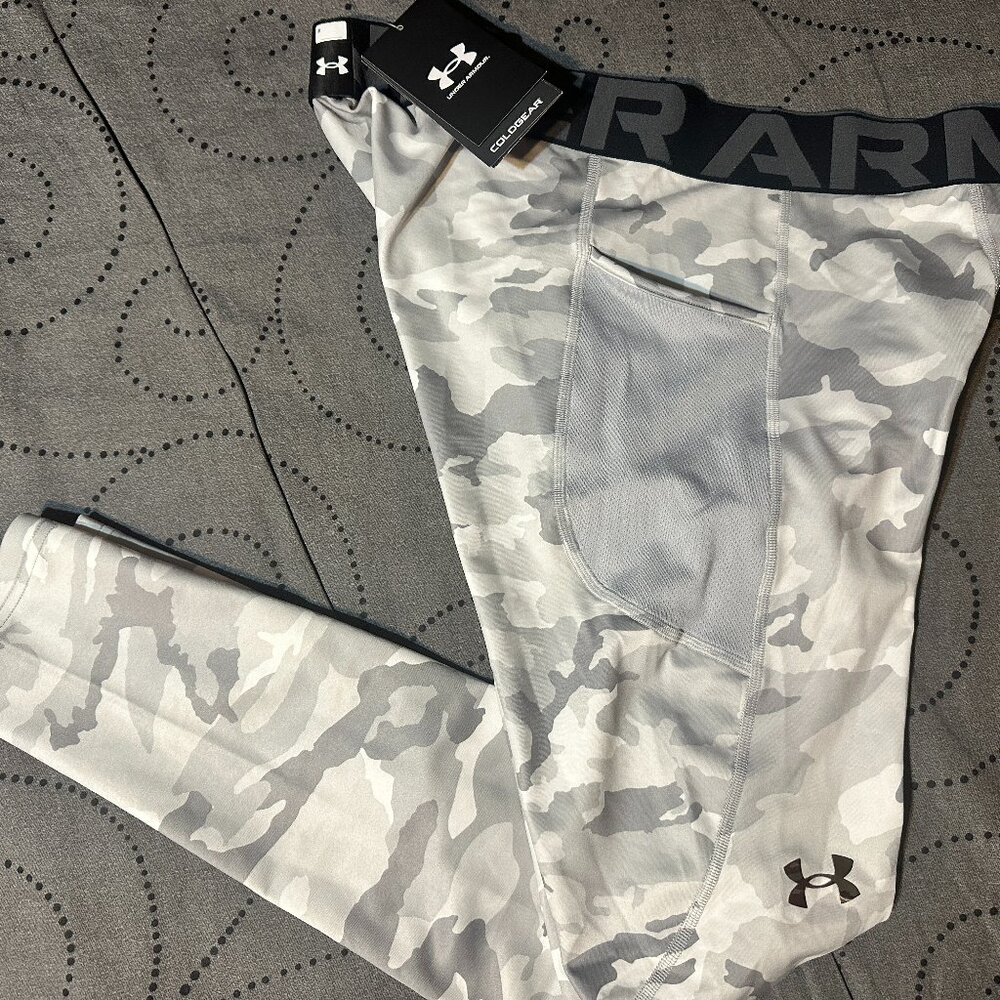 UNDER ARMOUR INFRARED COLDGEAR COMPRESSION CAMO PANTS SIZE 2XL XL L MEN $80.00